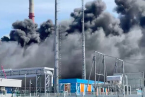 У Липецькій області РФ загорілася електропідстанція