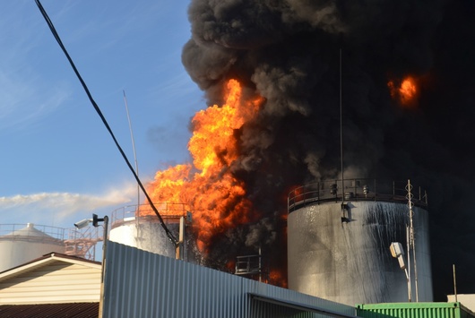 До суду передано справу щодо пожежі на нафтобазі під Києвом: обвинувачених четверо