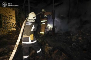 У Харкові внаслідок обстрілу за двома адресами спалахнули пожежі